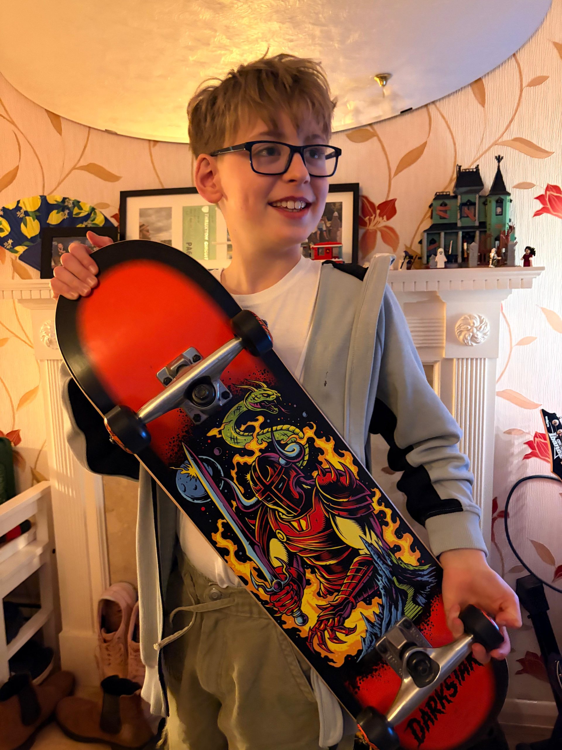 Check out my skateboard!